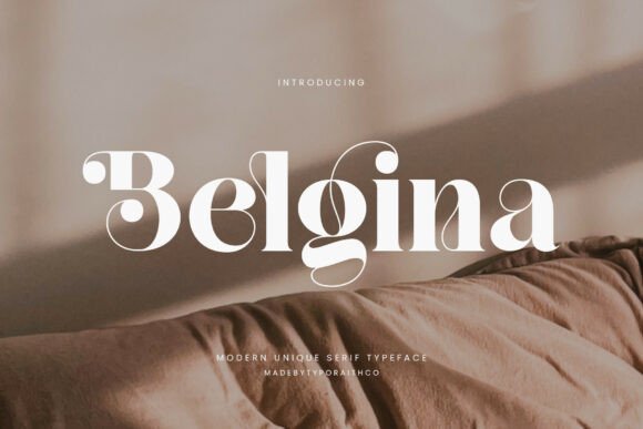 Belgina: A Modern Serif Typeface for Timeless Elegance