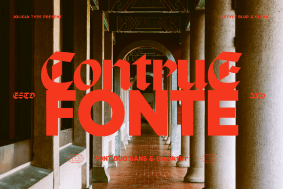 Contrue Duo: Bridging Modern and Medieval Typography