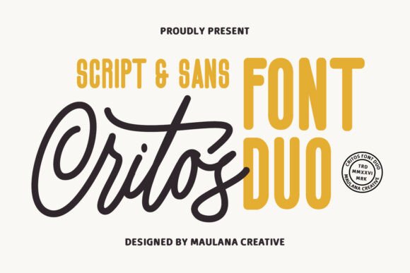 Critos Duo: The Perfect Font Pair for Timeless and Modern Design