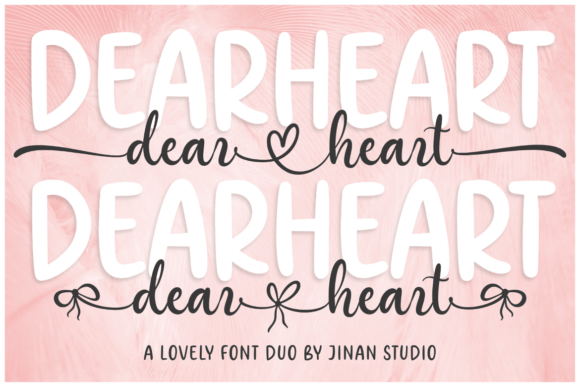 Dearheart: A Strategic Font Duo for Creative and Professional Communication