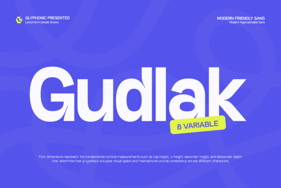 Gudlak Font: A Modern, Approachable Design for Every Project
