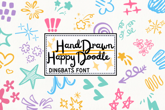 Hand Drawn Happy Doodle: A Whimsical Font for Creative Projects
