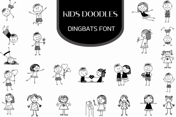 Kids Doodles: A Playful Font for Creative Projects
