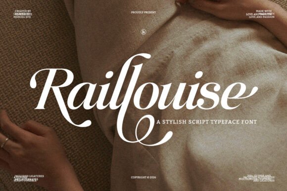Raillouise: A Stylish Script Typeface for Design Professionals
