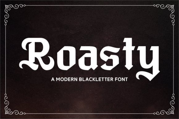 Roasty: A Bold Typeface for Strategic Design and Branding