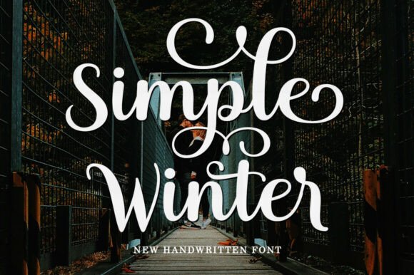 Simple Winter Font for Elegant Design Projects