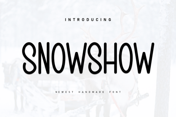Snowshow: A Handwritten Font That Adds Personality to Your Designs