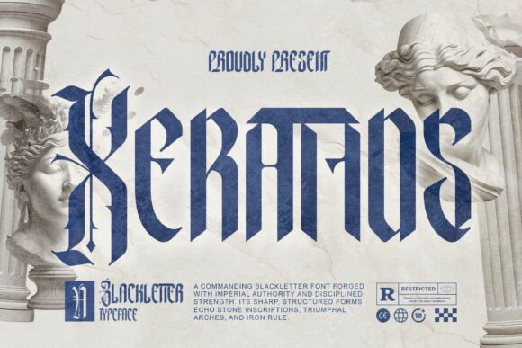 Xerathos: The Imperial Blackletter Font That Commands Attention